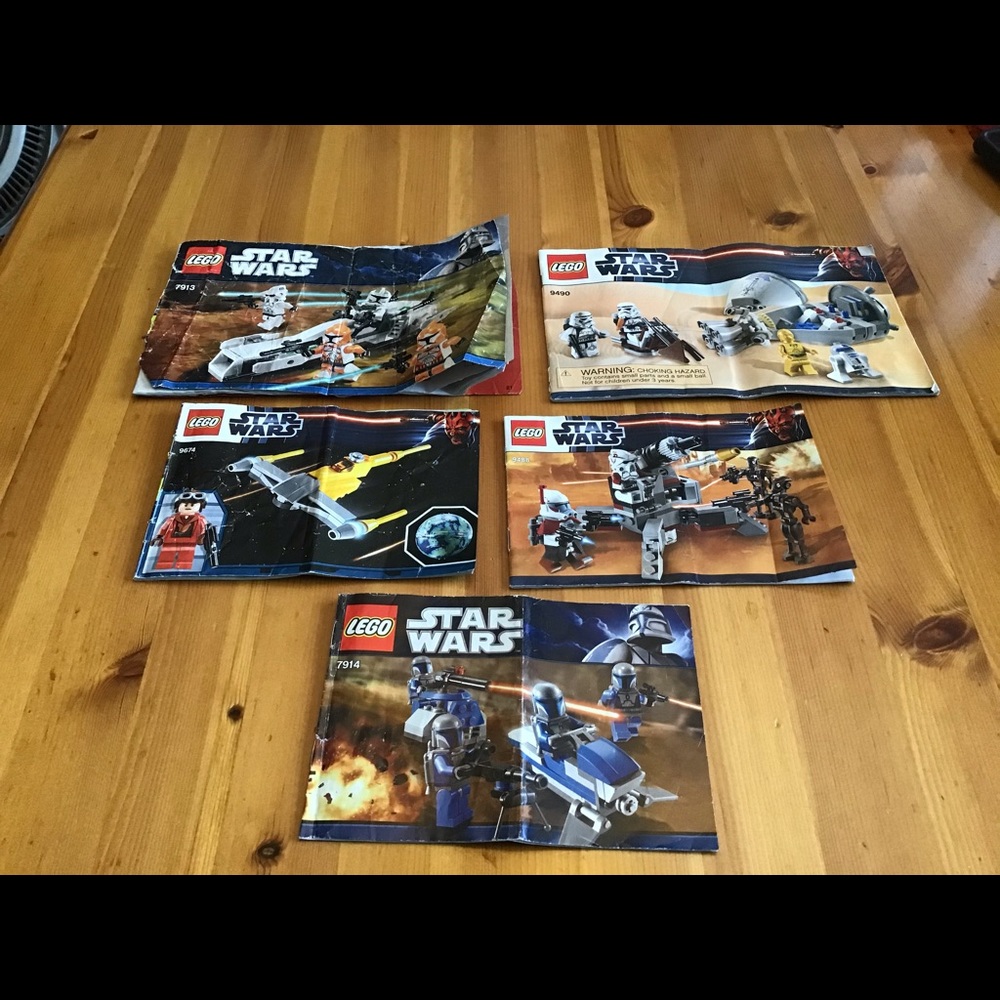LEGO STAR WARS BUILD INSTRUCTIONS - Picture 1 of 6